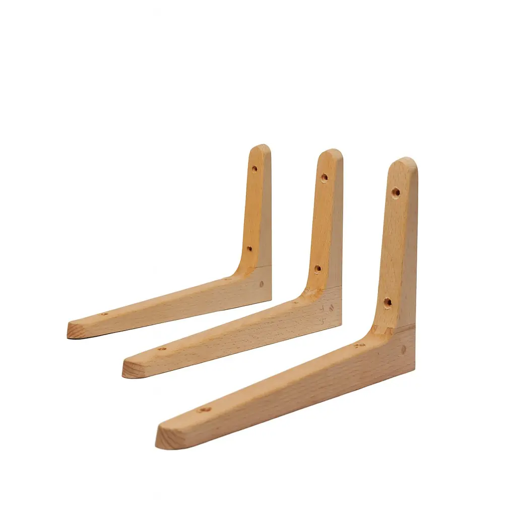 H905 beech wood shelf bracket