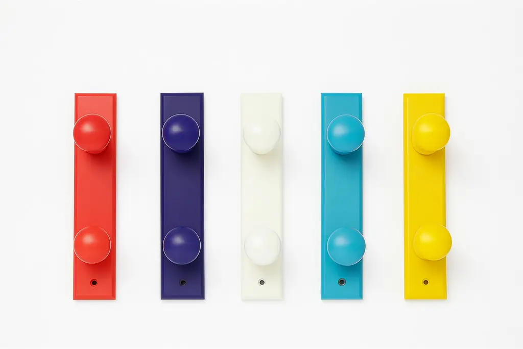 ECO colour wooden wall hangers